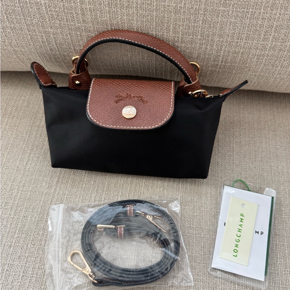 Longchamp le pliage mini pouch cosmetic case